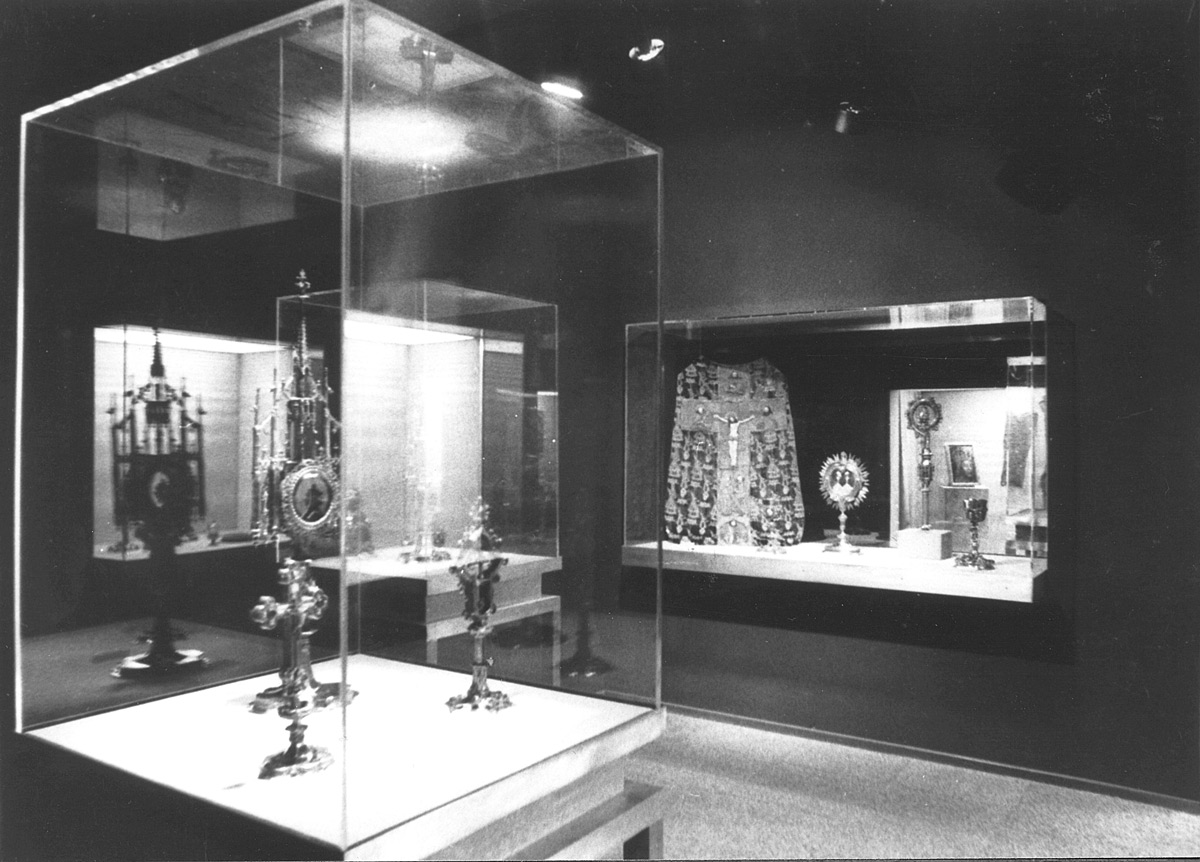 Der Ausstellungsbereich in den Räumlichkeiten im Zwettlerhof ab 1973. Foto: Johann Gürer Der Ausstellungsbereich in den Räumlichkeiten im Zwettlerhof ab 1973. Foto: Johann Gürer