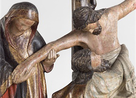 Kreuzabnahme um 1330 - 1340 Seeschwäbisch / Bodenseeraum  Diözesane Sammlung L. Deinhardstein, L. Rastl