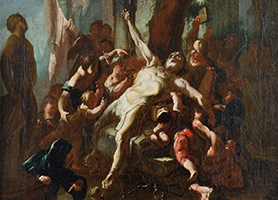 Marter des heiligen Kassian 1760 nach Paul Troger Diözesane Sammlung L. Deinhardstein, L. Rastl