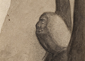 Sphinx 1902/03 Alfred Kubin (*1877 Leitmeritz [Litomerice], Tschechische Republik, + 1959 Zwickledt, Österreich) Sammlung Otto Mauer © Alfred Kubin; Foto: L. Deinhardstein, L. Rastl