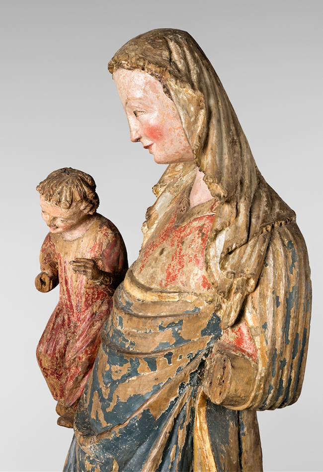 Erlacher Madonna um 1320-1330 Diözesane Sammlung L. Deinhardstein, L. Rastl