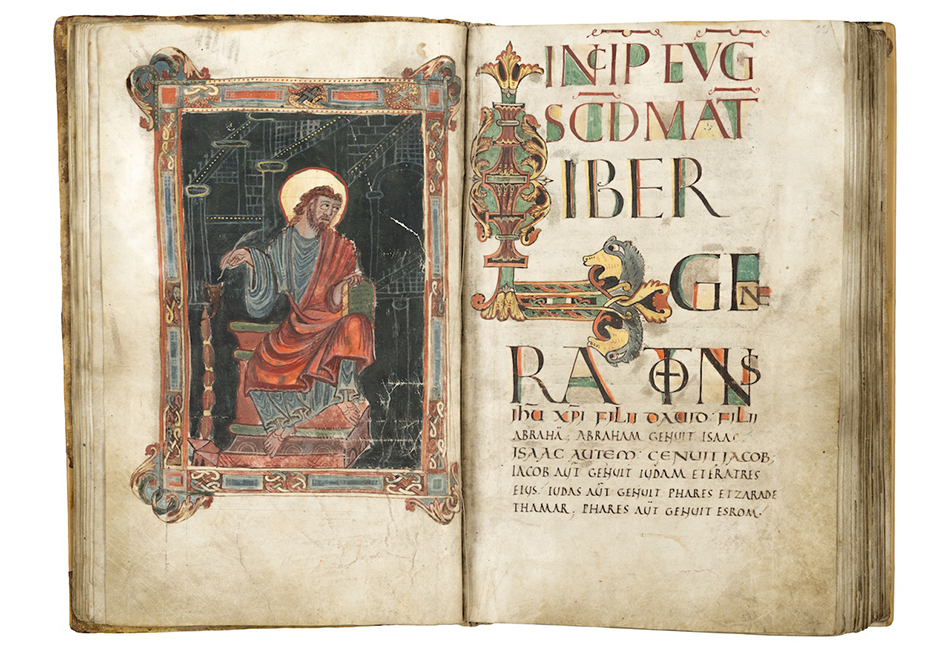 Karolingisches Evangeliar spätes 9. Jahrhundert Benediktbeuern (?) Diözesane Sammlung L. Deinhardstein, L. Rastl