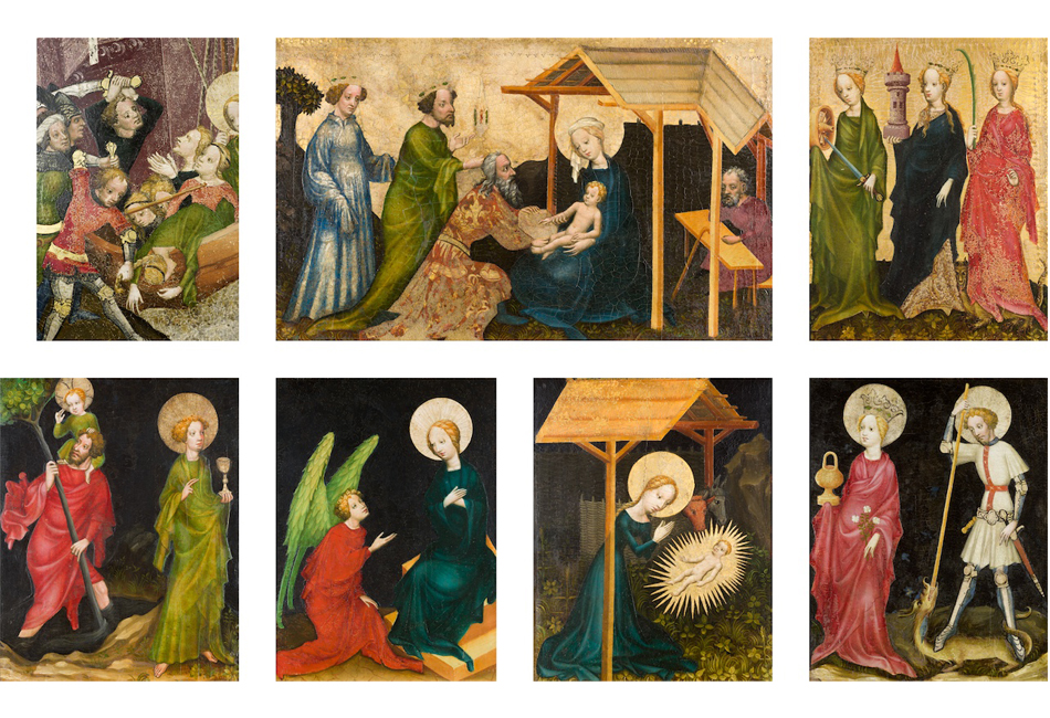 Martyrium der heiligen Ursula und ihrer Gefährtinnen Um 1415 Wien oder Steiermark Diözesane Sammlung L. Deinhardstein, L. Rastl