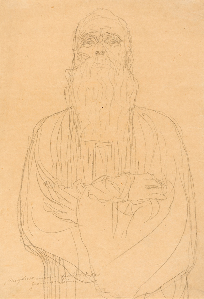 Alter Mann 1901 Gustav Klimt (*1862 Wien, Österreich, + 1918 Wien, Österreich) Sammlung Otto Mauer Foto: L. Deinhardstein, L. Rastl