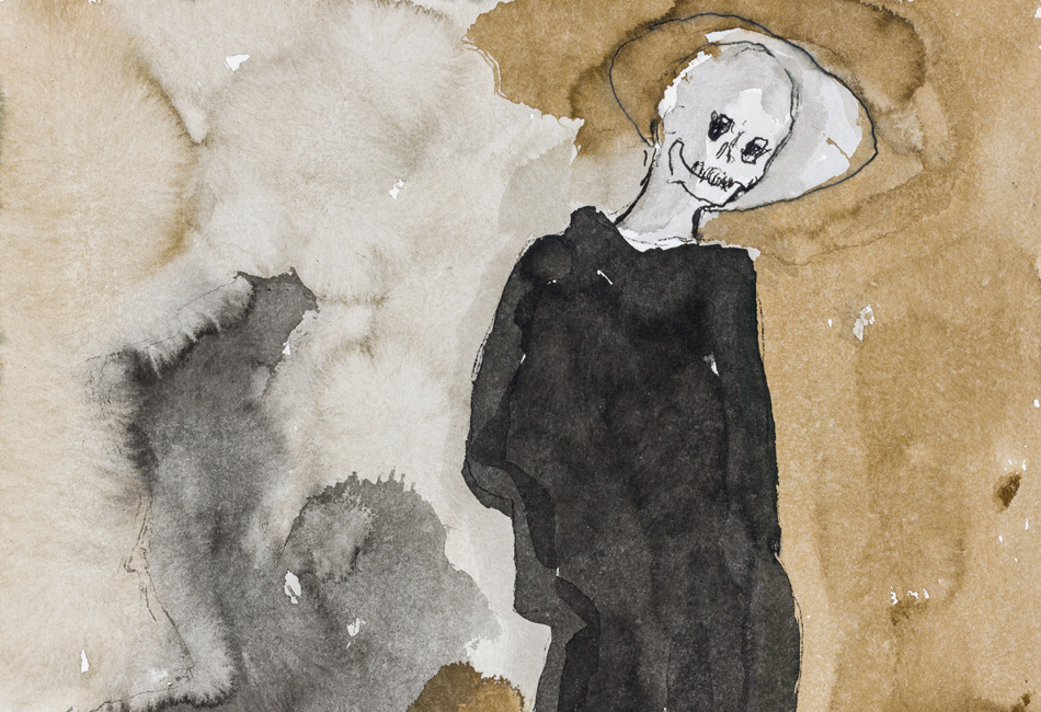 Günter Brus, Junger Tod (Detail), 2020. Courtesy of the artist © Günter Brus, Foto: L. Deinhardstein