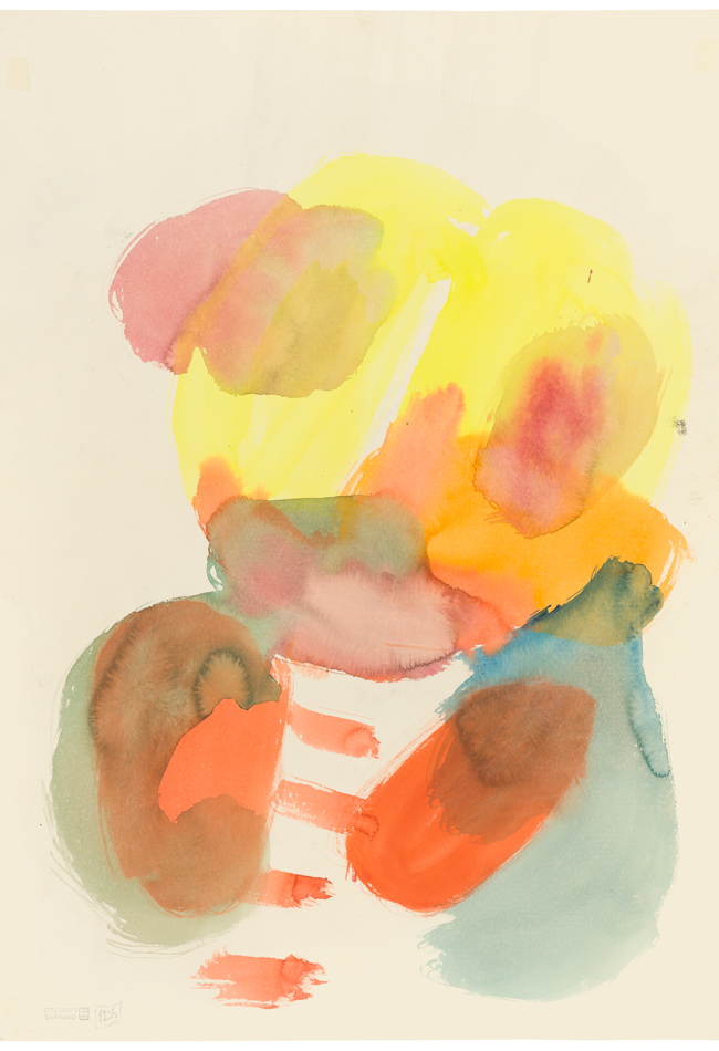 ohne titel 1959 Maria Lassnig (*1919 Kappel am Krappfeld, Österreich, + 2014 Wien, Österreich) Sammlung Otto Mauer © Maria Lassnig; Foto: L. Deinhardstein