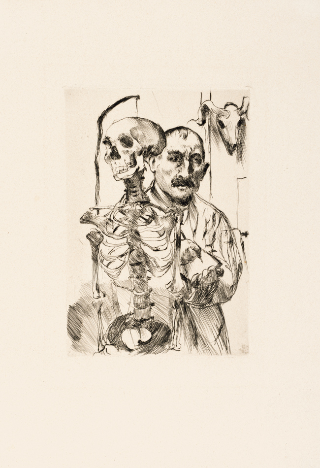 der künstler und der tod ii 1916 Lovis Corinth (*1858 Tapiau, Russland, + 1925 Zaandvoort, Niederlande) Sammlung Otto Mauer Foto: L. Deinhardstein