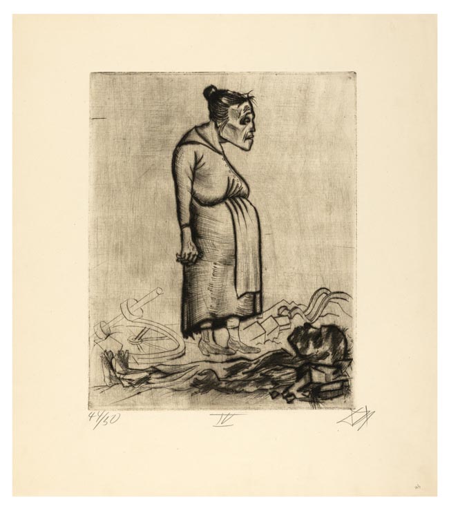 schwangerschaft 1922 Otto Dix (*1891 Untermhaus, Deutschland, + 1969 Singen, Deutschland) Sammlung Otto Mauer © Otto Dix; Foto: L. Deinhardstein