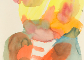 ohne titel 1959 Maria Lassnig (*1919 Kappel am Krappfeld, Österreich, + 2014 Wien, Österreich) Sammlung Otto Mauer © Maria Lassnig; Foto: L. Deinhardstein