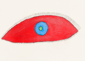 auge um 1970 Johann Hauser (*1926 Bratislava, Slovakei, + 1996 Klosterneuburg, Österreich) Sammlung Otto Mauer ©Privatstiftung-Künstler aus Gugging; Foto: L. Deinhardstein, L. Rastl